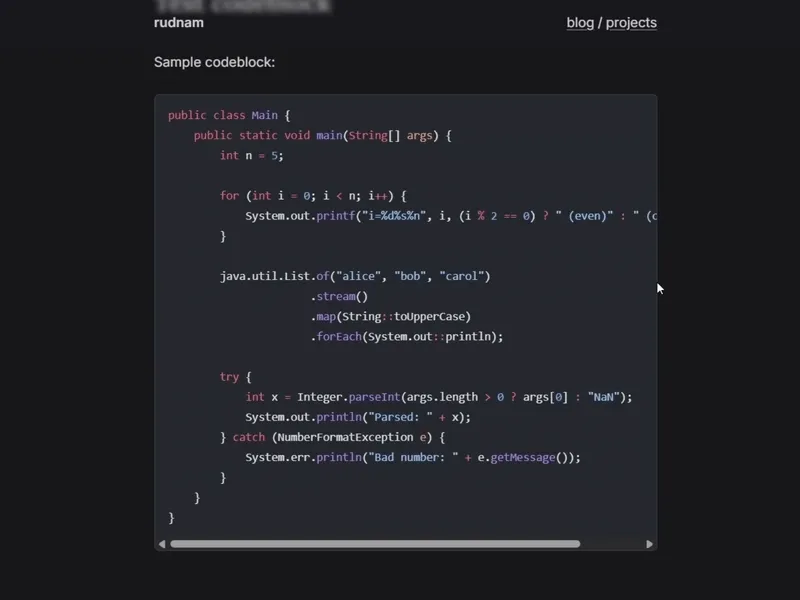Copy code demo